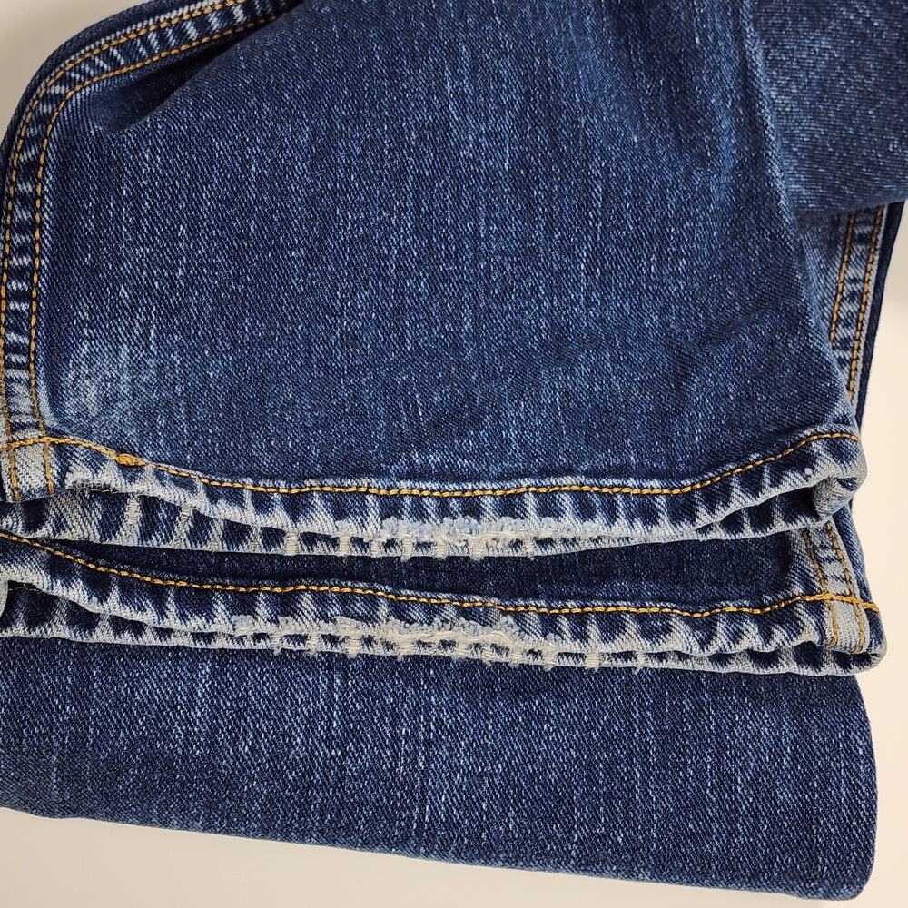 Vintage Rockies Jeans Womens 8 Dark Blue Denim Slim Bootcut Low Rise Stretch Y2K - Picture 13 of 16